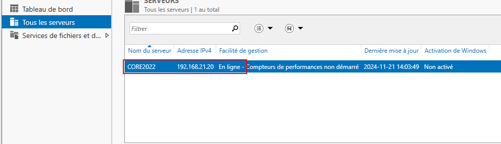 Gestionnaire à distance