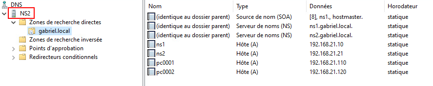 EnregistrementsSecondaire