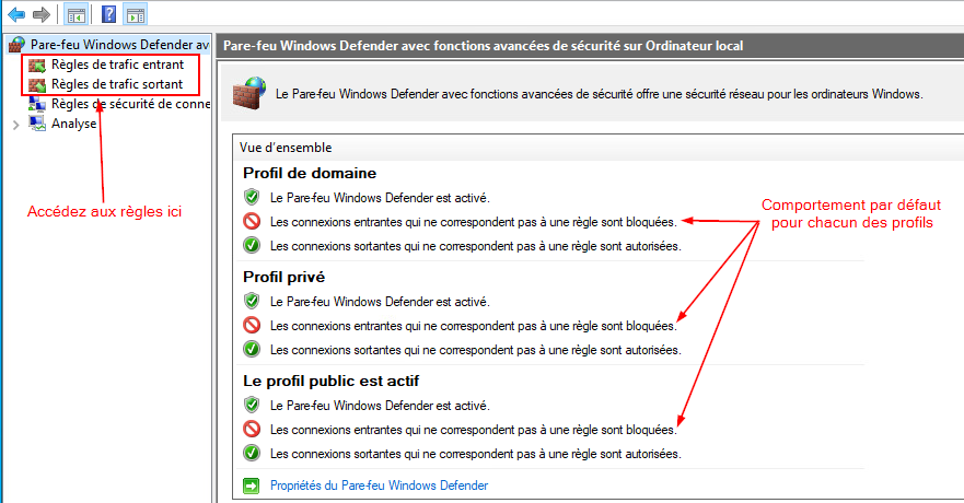 Parefeu Windows