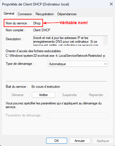 PropriétésServices