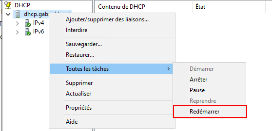 DHCPRestart