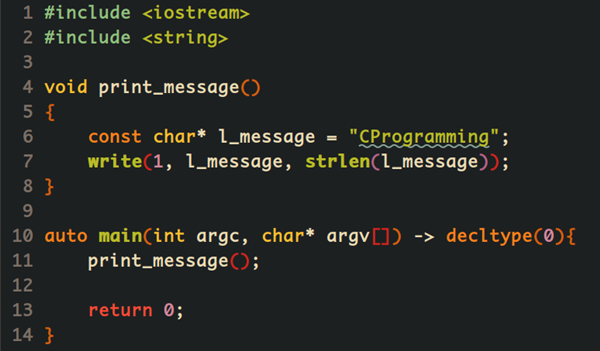 Programmation