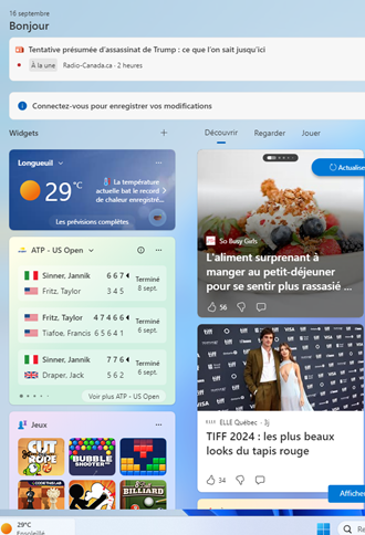 Widgets