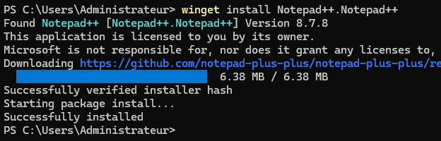 WingetInstall